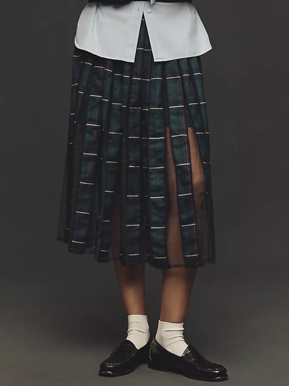 NEW WITH TAGS - Maeve Pleated Tulle Knee-Length Skirt from Anthropologie